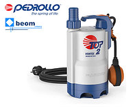 Дренажный насос Pedrollo TOP2 VORTEX | 370 Вт 220В | макс напор 7 м | Производительность 10 м3/ч | Ø 35мм