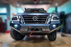 Бампер передний силовой для Nissan Patrol Y62 Ниссан Патрол 2019+