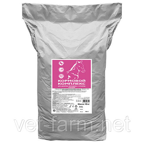 Фелуцен ЛЭ-3 энергетический для лошадей на откорме (гранулы, 10 кг), фото 1