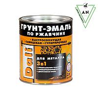 Грунт -Эмаль по ржавчине DALI 3в1 для металла "зеленый" 2л