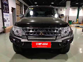 Бампер передний силовой для Mitsubishi Pajero Паджеро 2015+