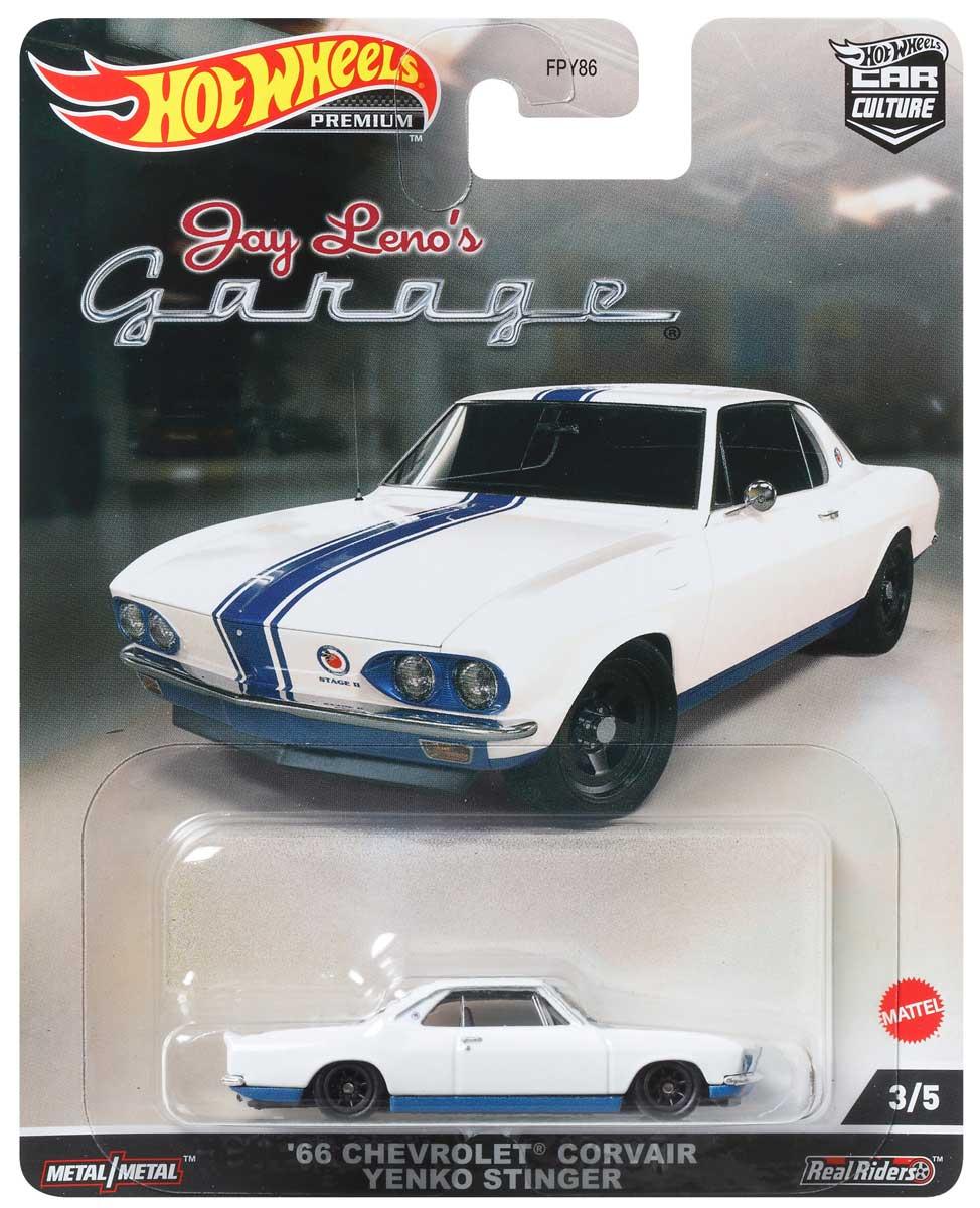 Hot Wheels Металлическая модель Chevrolet Corvair Yenko Stinger '66, белый