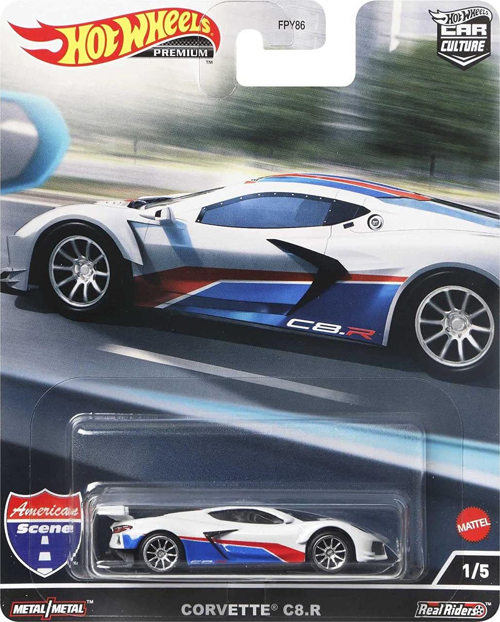 Hot Wheels Металлическая модель Corvette C8.R HCK03, Хот Вилс Car Culture