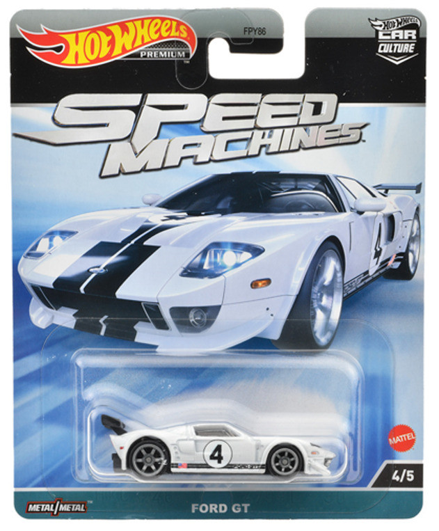 Hot Wheels Металлическая модель Ford GT #4 HKC46, Хот Вилс Car Culture, фото 1