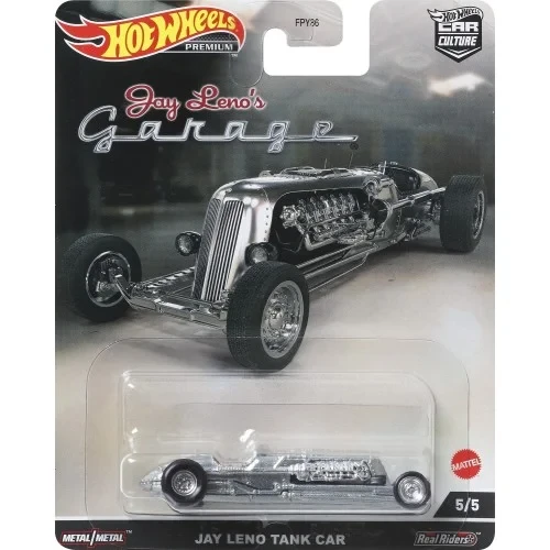 Hot Wheels Металлическая модель Jay Leno Tank Car