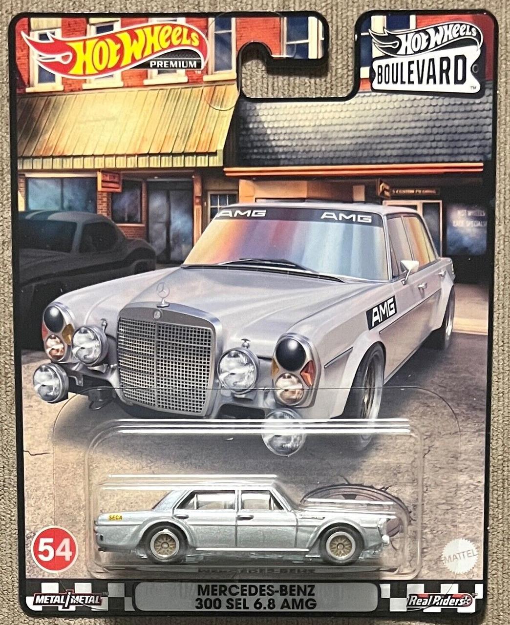 Hot Wheels Металлическая модель Mercedes Benz 300 SEL 6.8 Amg HCR14, Хот Вилс BOULEVARD