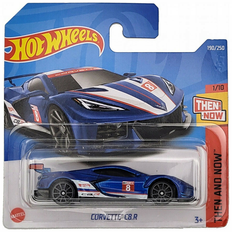Hot Wheels Модель Corvette C8.R, синий, фото 1