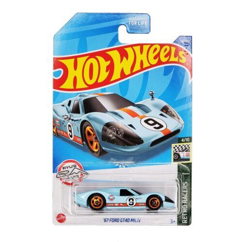 Hot Wheels Модель Ford GT40 Mk.IV '67, голубой