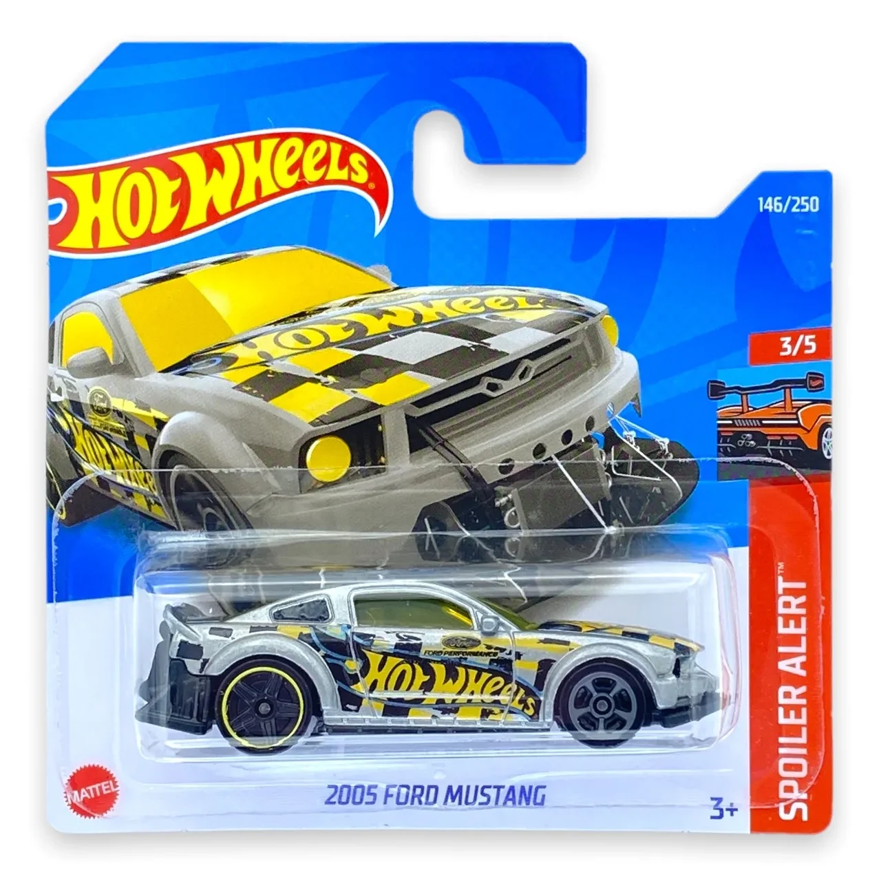 Hot Wheels Модель Ford Mustang 2005, серебро, фото 1