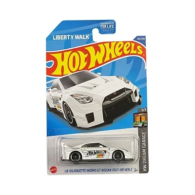 Hot Wheels Модель LB Silhouette Works GT Nissan 35GT-RR ver.2, белый, фото 1