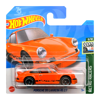 Hot Wheels Модель Porsche 911 Carrera RS 2.7, оранжевый, фото 1