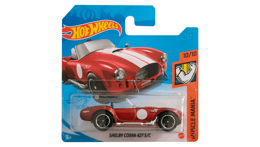 Hot Wheels Модель Shelby Cobra 427 S/C, красный, фото 1