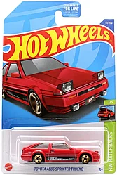 Hot Wheels Модель Toyota AE86 Sprinter Trueno, красный