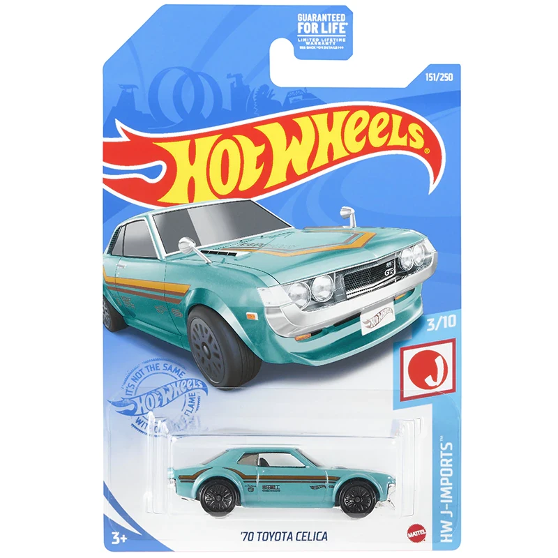 Hot Wheels Модель Toyota Celica '70, голубой