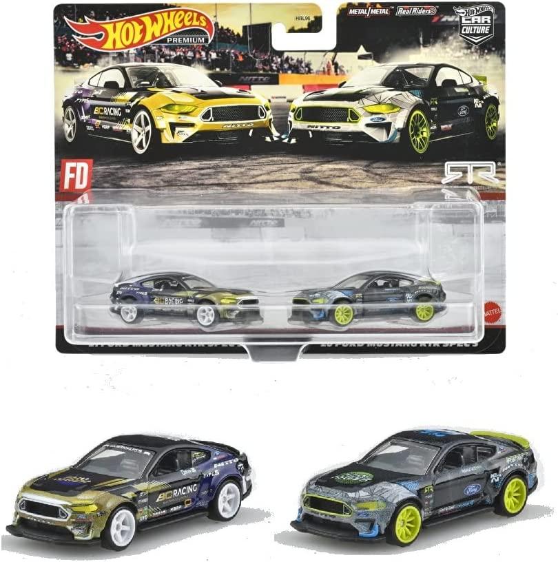 Hot Wheels Набор из 2 моделей Ford Mustang PTR Spec 5 '21 и '20, фото 1