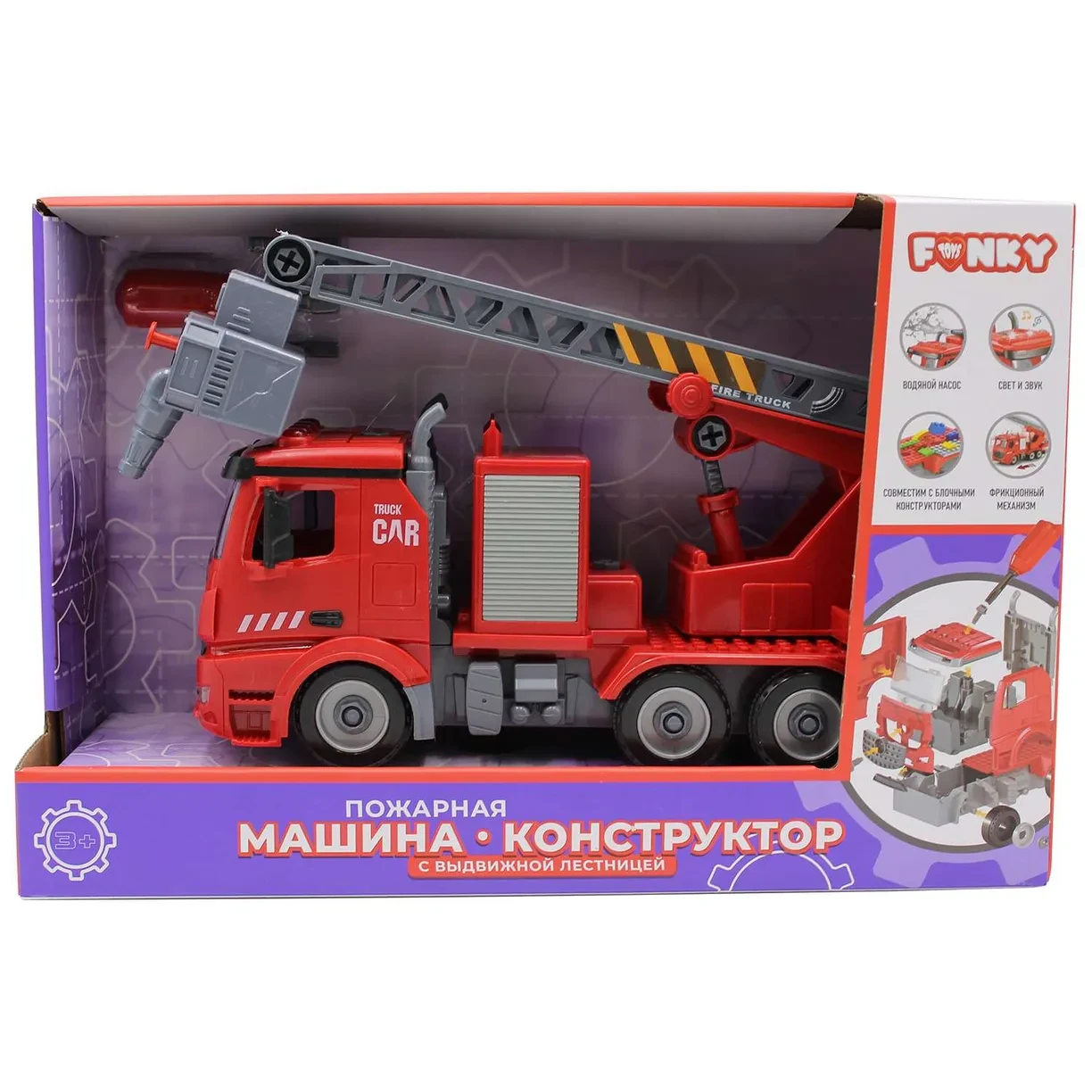 Funky FT61114 Пожарная машина конструктор