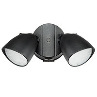 374237 Светильник DIVA LED 2*5W 450LM 60G ЧЕРНЫЙ 3000K IP54 (в комплекте)