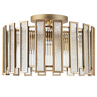 712052 (MX20103-5A) Люстра AGAVE 5х40W E27 ШАМПАНЬ/ПРОЗРАЧНЫЙ (в комплекте)