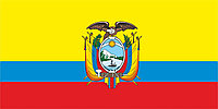 Флаг Эквадора размер 1 х 2 метра.