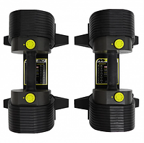 Гантели регулируемые MX Select MX30, вес 3.4-13.9 кг со стойкой, фото 6
