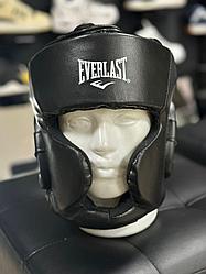 Закрытый боксерский шлем защитный EVERLAST