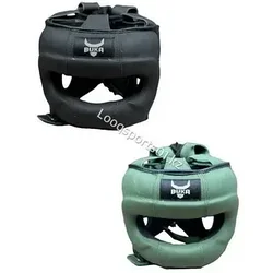 Закрытый боксерский шлем для единоборств защитный BUKA