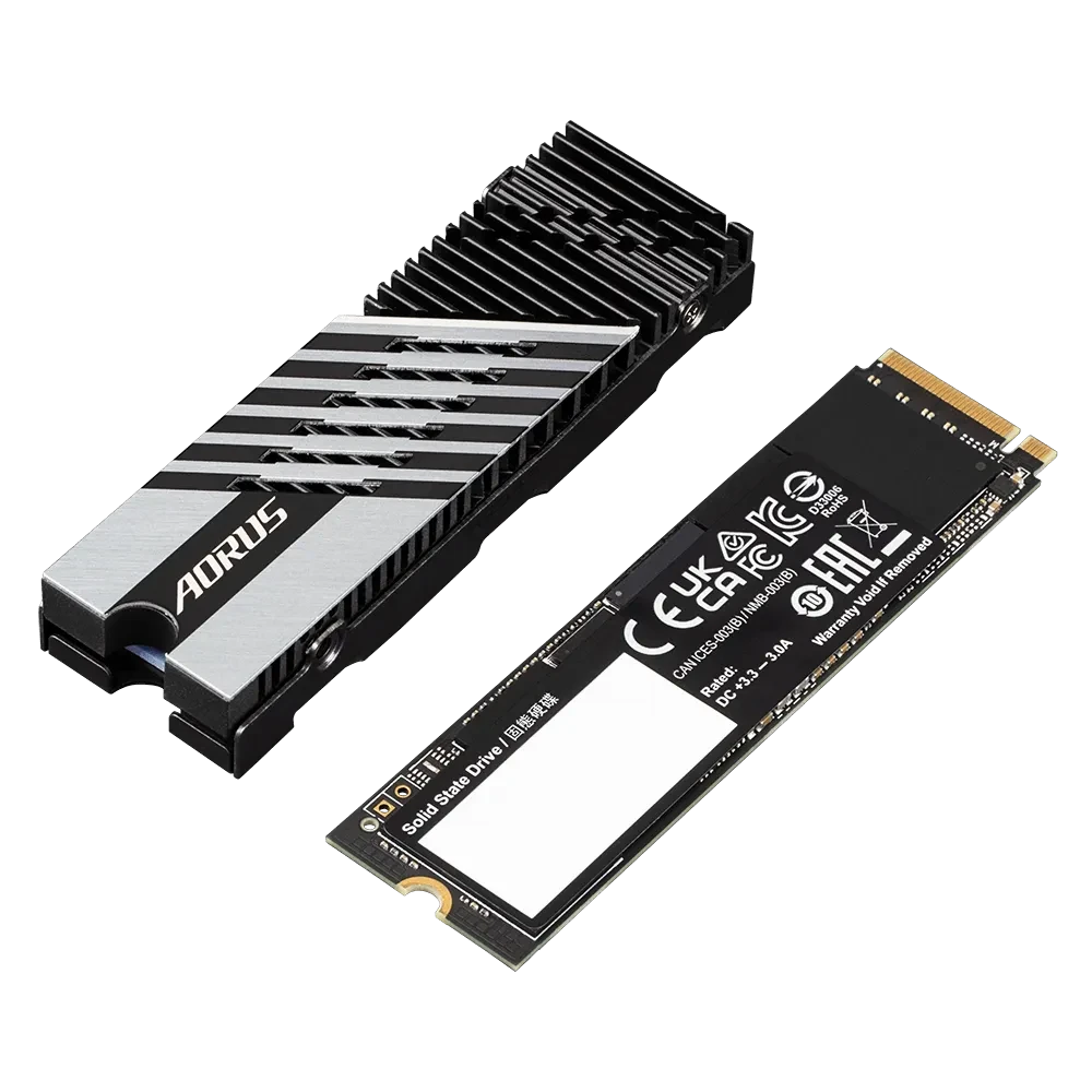 Gigabyte AG4731TB SSD-накопитель AORUS Gen4 7300 1Tb, Read Up to 7300/Write Up To 6000, M.2 2280