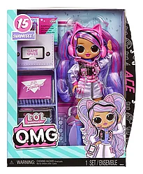 L.O.L. SURPRISE! ЛОЛ СЮРПРАЙЗ Кукла ОМГ Эйс Серия 9 с аксессуарами