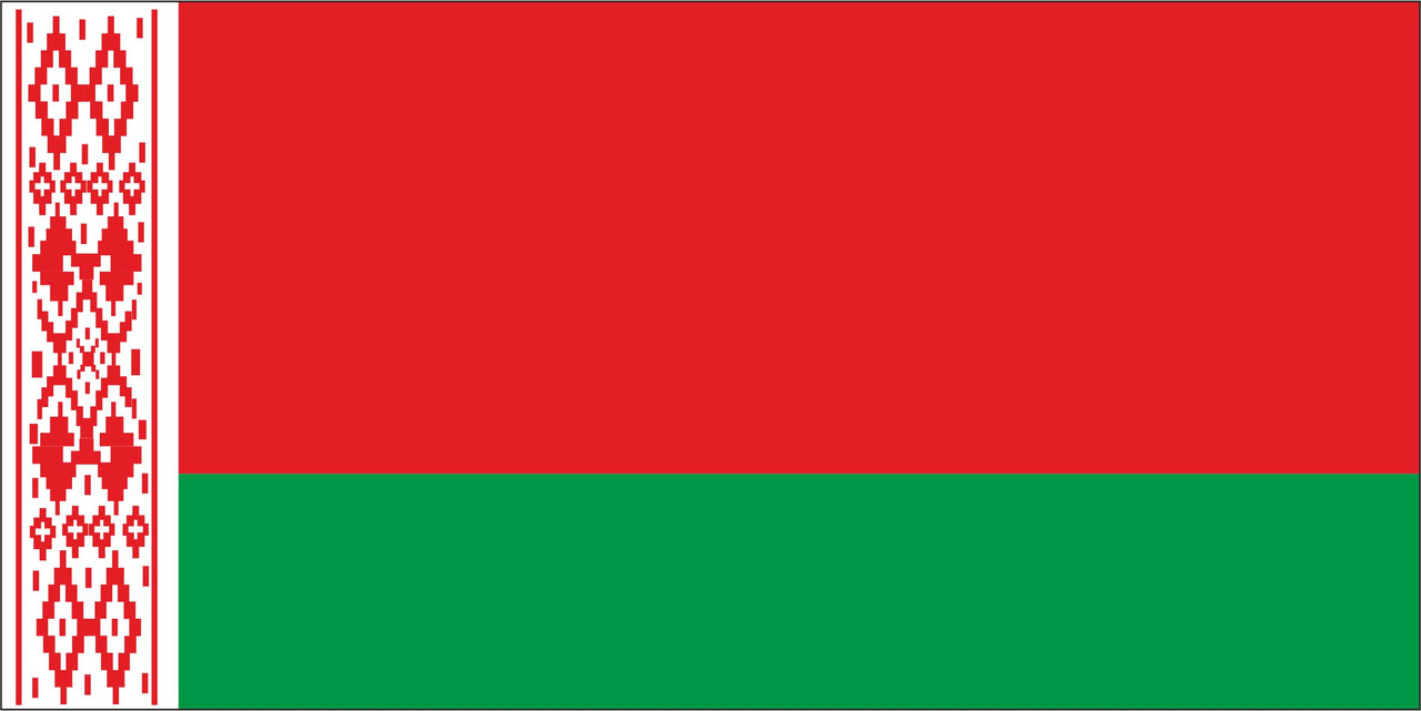 Флаг Беларуссии размер 1 х 2 метра. - фото 1 - id-p15211806