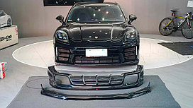Карбоновый обвес для Porsche Panamera 976 Панамера Губа переднего бампера Боковые юбки Спойлер