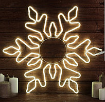 Светодиодная неоновая "Снежинка" для улицы 90x90 см