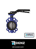 Затвор дисковый поворотный межфланцевый DENZ B14 300мм