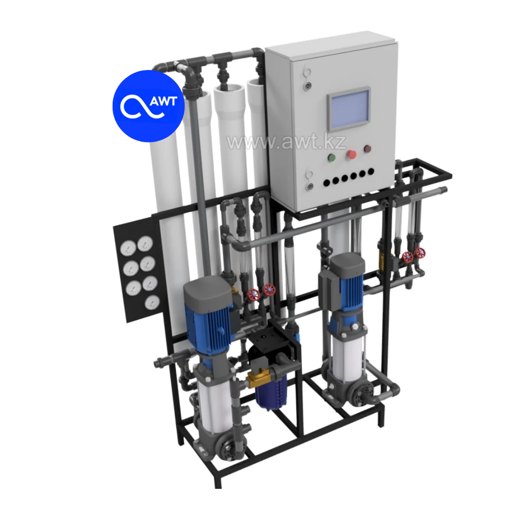 AWT RO DUO-0,3 - 2-х ступенчатая установка обратного осмоса (до 0,3 м3/ч), фото 1