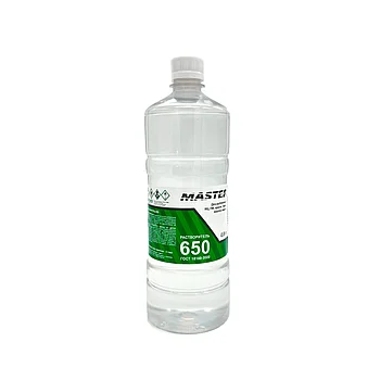 Растворитель Р-650,ТУ-2319-003-72021999-2006 , в пластиковой бутылке (0,9л-0,72кг)