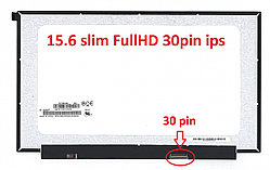 ЖК экран для ноутбука 15.6 B156HAN02.1 15.6 slim 30 pin IPS 60Hz 1920x1080 FullHD 350mm без ушей