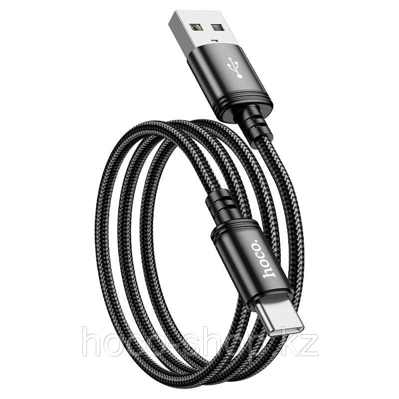 Дата кабель Type-C X89 Wind 3.0А charging  black
