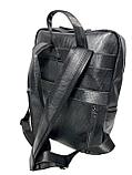 Многофункциональный городской рюкзак их качественной эко кожи "Cantlor", отсек для ноутбука., фото 2