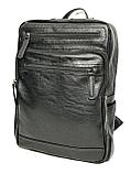 Многофункциональный городской рюкзак их качественной эко кожи "Cantlor", отсек для ноутбука., фото 3