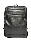Многофункциональный городской рюкзак их качественной эко кожи "Cantlor", отсек для ноутбука., фото 8