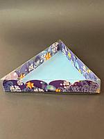 Треугольник Новый год синий 22*19*3,5