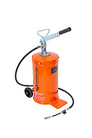 Ручной солидолонагнетатель с емкостью 16 кг с тележкой, 300 бар, профессиональная версия