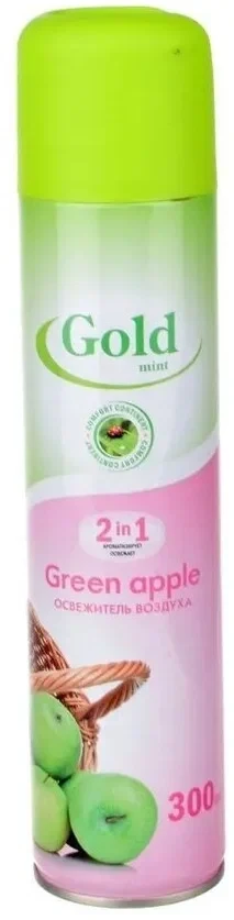 Освежитель воздуха Gold Wind 300мл (Green appel)