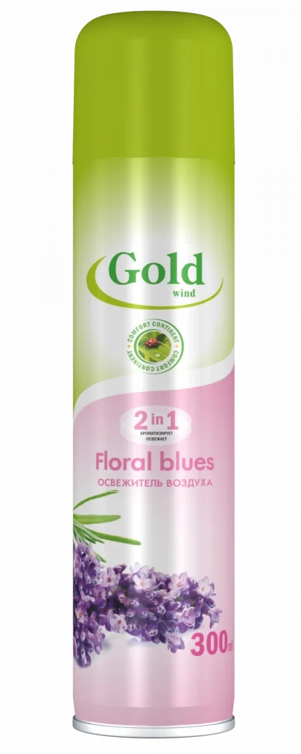 Освежитель воздуха Gold Wind 300мл (Floral blues)