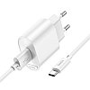 Зарядное устройство Hoco C109A Fighter single port QC3.0 charger set(Type-C)(EU) white, фото 2