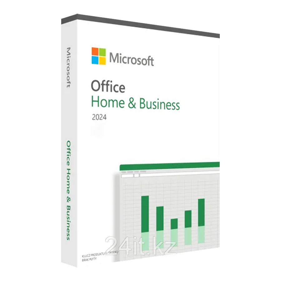 Microsoft Office Home and Business 2024 Russian Kazakhstan Only Medialess, 1ПК, BOX