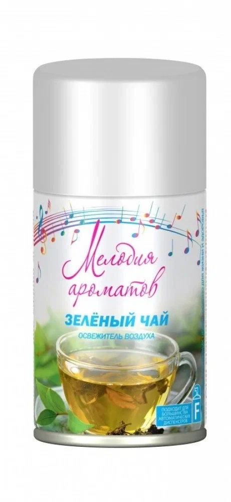 Освежитель воздуха Мелодия 230мл (запаска) (Зеленый чай)