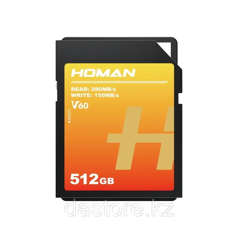 Homan UHS-II SD Card (V60) 512GB Карта памяти SDXC UHS-II/V60/512Gb
