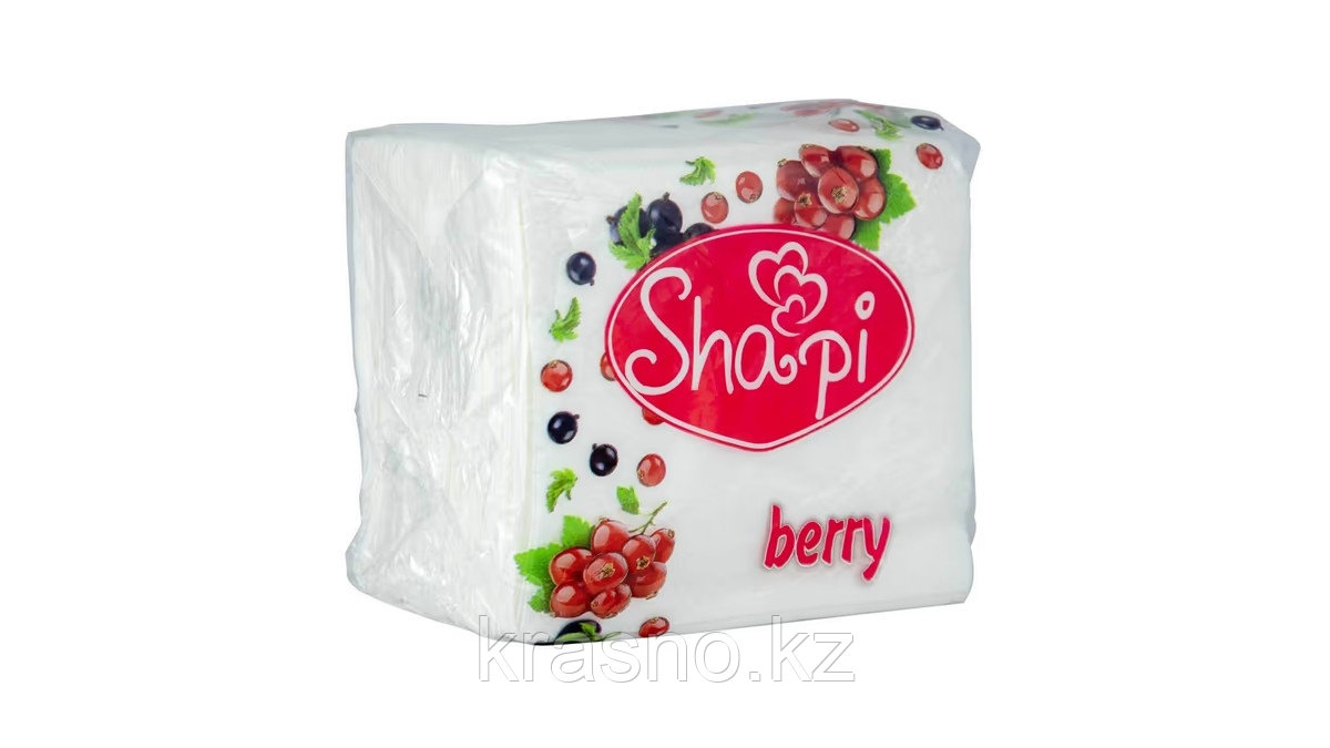 Салфетки бумажные Shapi berry 90шт/уп