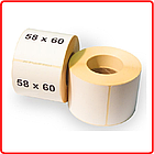 Термоэтикетка самоклеющаяся 58*60 мм (410 эт/рул), фото 3