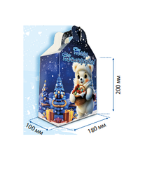 Коробка для новогодних подарков «Медведи»